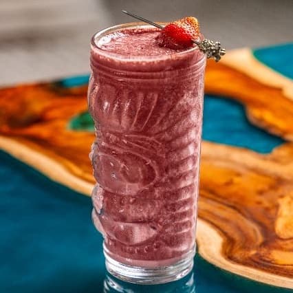 Chocolate Berry Smoothie — Smooth blend of chocolate and mixed berries with a refreshing finish. Fruity, creamy, and perfectly