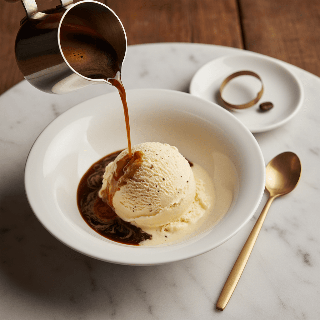 Affogato — Vanilla gelato, espresso shot