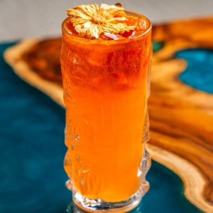 Energy Booster — Bright tropical blend designed to refresh and recharge. Fruity, vibrant, and naturally energizing.