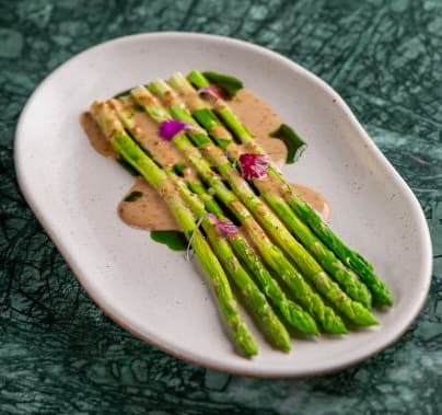 Grilled asparagus — Fresh asparagus grilled until tender and lightly smoky. Simple, elegant, and flavorful.