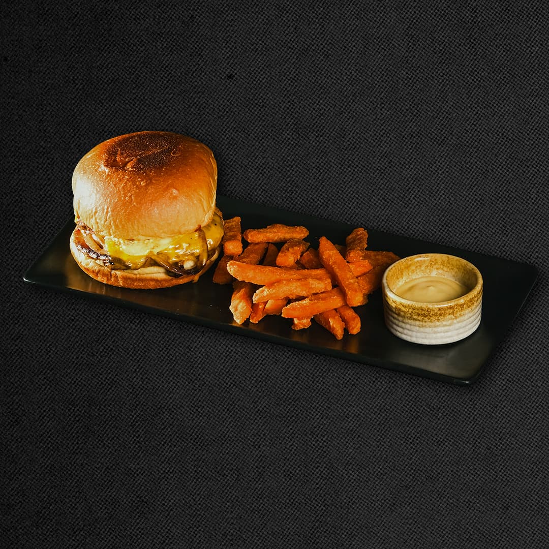 Oklahoma Burger + Sweet Potato — 100g sweet potato