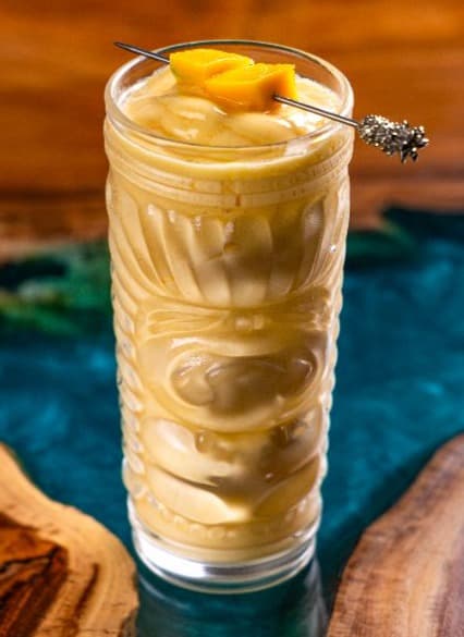 Mango Milkshake — Creamy milkshake with sweet mango flavor and silky texture. Tropical, smooth, and refreshing.