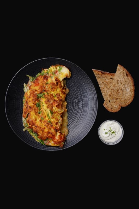 Meat Balls Omelette