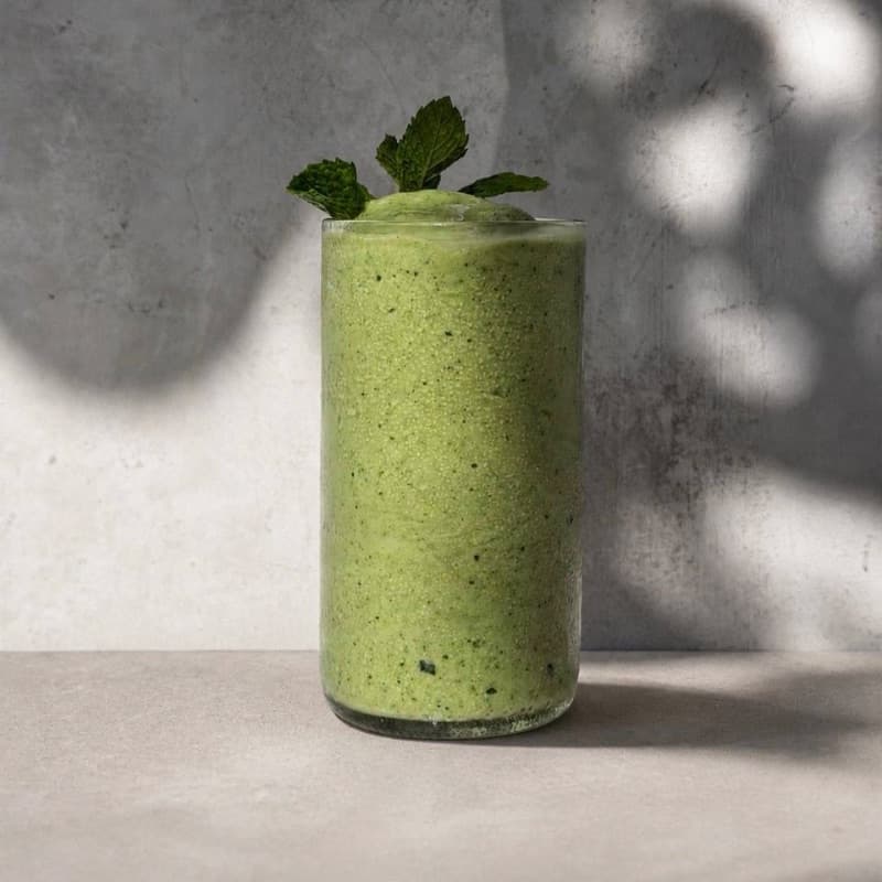 Morning ritual detox — Kale, Banana, Spinach, Honey, Spirulina, Coconut cream