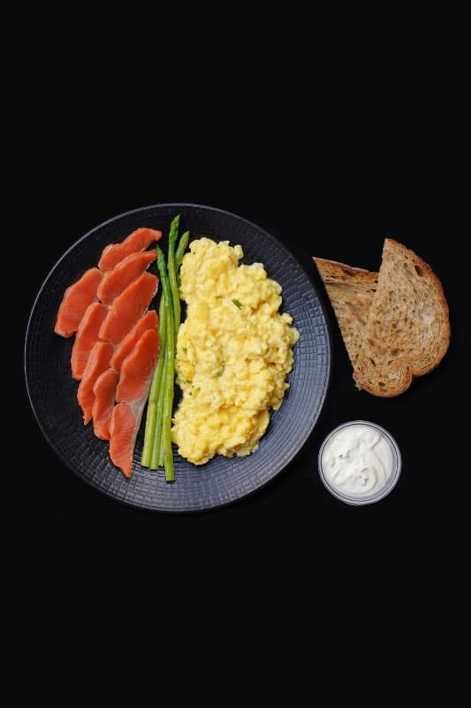 Salmon Scramble